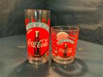 2 coca cola glass, Ophalen of Verzenden, Zo goed als nieuw, Frisdrankglas