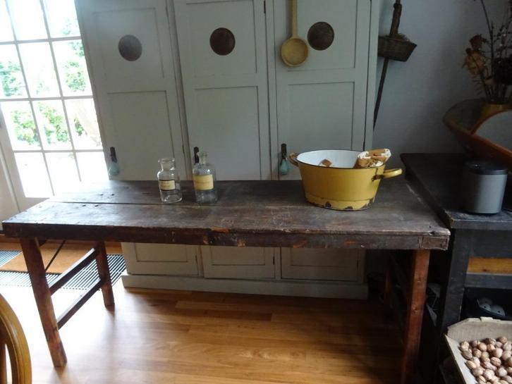 inklapbare markttafel / markt tafel, Antiek en Kunst, Antiek | Meubels | Tafels, Ophalen