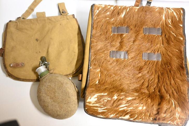 set HJDJ veldfles rugzak broodzak duitsland, Verzamelen, Militaria | Tweede Wereldoorlog, Overige soorten, Overige typen, Duitsland