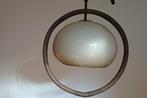 Vintage Dijkstra 'Bamboo' Mushroom Hanglamp, Ophalen, Vintage, Zo goed als nieuw, Glas