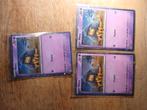 3x Abra holo MET SWIRL, Ophalen of Verzenden, Nieuw, Meerdere kaarten, Foil