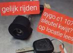 Sleutel kwijt toyota aygo citroen c1 peugeot 107 locatie ecu, Ophalen