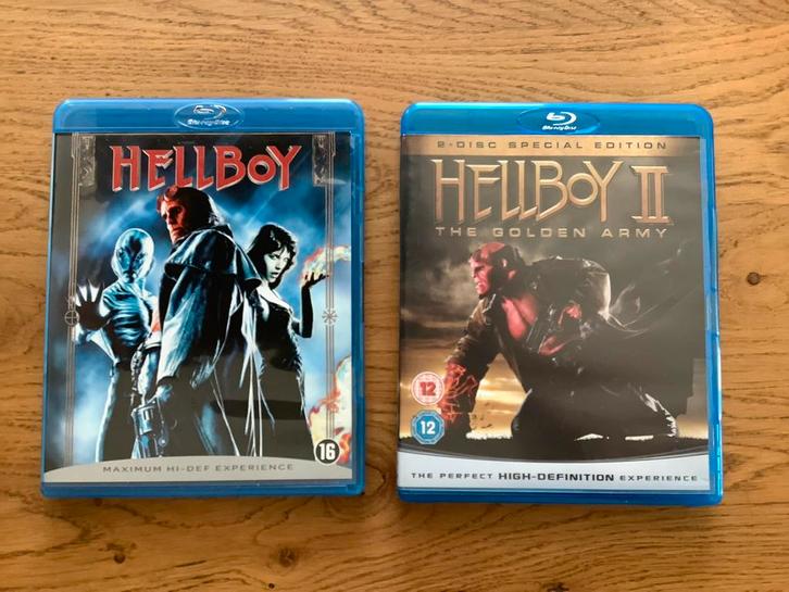 Hellboy 1 & 2 op Blu-ray, mooie staat., Cd's en Dvd's, Blu-ray, Zo goed als nieuw, Science Fiction en Fantasy, Boxset, Ophalen of Verzenden