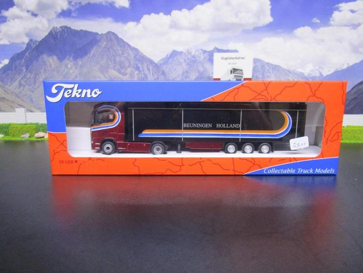 Tekno 88906 Patrick van der Mark , Scania S Highline, Hobby en Vrije tijd, Modelauto's | 1:87, Nieuw, Bus of Vrachtwagen, Overige merken