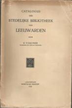 Catalogus der Stedelijke bibliotheek Leeuwarden - R Visscher, Boeken, Catalogussen en Folders, Gelezen, Ophalen of Verzenden, Catalogus
