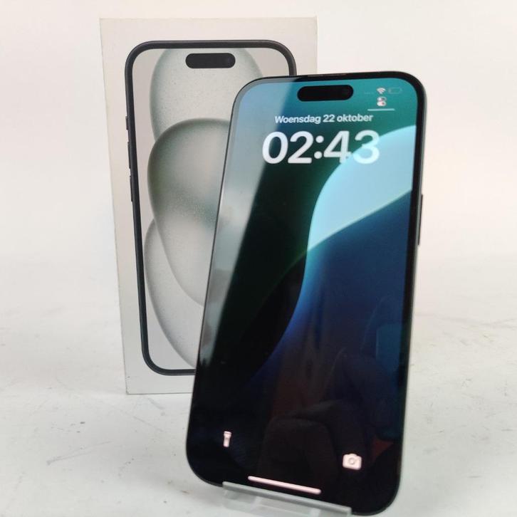 Apple iPhone 15 128gb 91% || nu voor maar  €529.99, Telecommunicatie, Mobiele telefoons | Hoesjes en Frontjes | Apple iPhone, Zo goed als nieuw