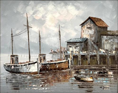 Schilderij, Henri W. Jones, Antiek en Kunst, Kunst | Schilderijen | Modern, Ophalen of Verzenden