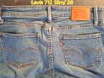 Levis 712 Slim mt 26 (ca mt: 36), mooi!  Is gebruikt en nog, Blauw, Ophalen of Verzenden, Zo goed als nieuw, W28 - W29 (confectie 36)