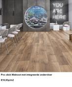 Pvc click Walnoot met integreerde ondervloer €16,95m2, Bruin, 75 m² of meer, Nieuw, Ophalen of Verzenden