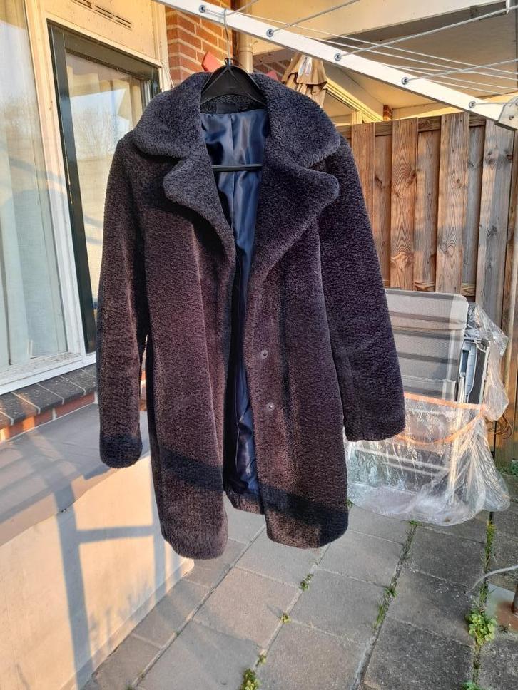 Vachtjas, Kleding | Dames, Jassen | Winter, Zo goed als nieuw, Maat 38/40 (M), Groen, Ophalen of Verzenden