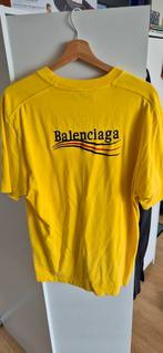 Balenciaga T Shirt Geel XL, Kleding | Heren, Gedragen, Ophalen of Verzenden, Maat 56/58 (XL), Geel