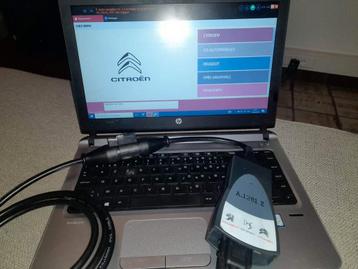 Laptop met nieuwste diagbox en interface.  beschikbaar voor biedingen
