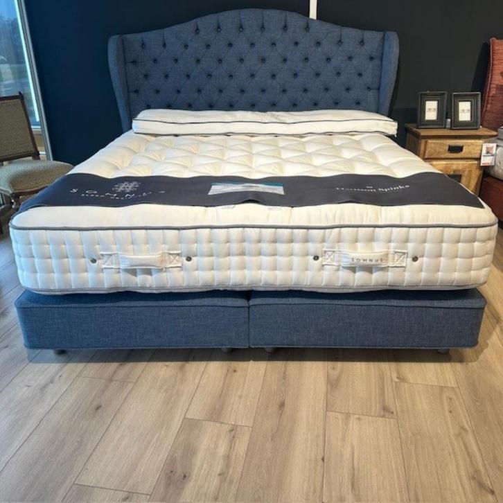 Somnus Churchill Virtus Boxspring - 180x200cm, Huis en Inrichting, Slaapkamer | Bedden, Nieuw, Tweepersoons, 180 cm, 200 cm, Stof