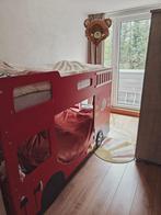 Stapelbed brandweerauto, Huis en Inrichting, Slaapkamer | Stapelbedden en Hoogslapers, 90 cm, Gebruikt, Stapelbed, 210 cm