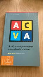 ACVA schrijven en presenteren op academisch niveau, Ophalen of Verzenden, Zo goed als nieuw, Overige niveaus, Nederlands