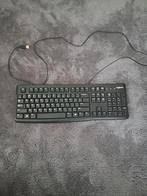 Logitech Bedraad Toetsenbord - Qwerty, Computers en Software, Ophalen, Gebruikt, Multimediatoetsen, Logitech