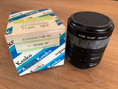 Kenko extention tube set Nikon AF, Audio, Tv en Foto, Fotografie | Lenzen en Objectieven, Zo goed als nieuw, Macrolens, Ophalen
