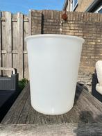 Wasmand/opbergton, Huis en Inrichting, Badkamer | Badtextiel en Accessoires, Ophalen, Zo goed als nieuw, Wit