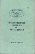 Auction Catalog 279 Internationale og danske, Malerier, anti, Boeken, Gelezen, Ophalen of Verzenden