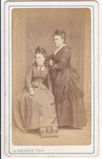CDV van twee Dames - Vrouwen - Foto A. Liebert Parijs -, Verzenden, Foto, Nieuw, Buitenland