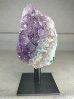 Amethist op standaard - OS18, Verzamelen, Mineralen en Fossielen, Ophalen of Verzenden, Mineraal