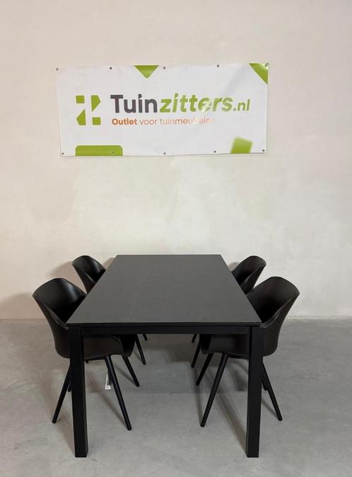 Hartman Matteo uitschuifbaar 5-delige diningset, Tuin en Terras, Tuinsets en Loungesets, Nieuw, Tuinset, Aluminium, 8 zitplaatsen