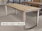 Oud eiken maatwerk keuken/eettafel - wagonplanken/wagondelen, Ophalen, Nieuw