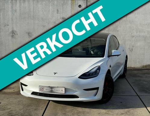 Tesla Model 3 Long Range AWD 75kWh SOH 88% AUTOPILOT PANO NA, Auto's, Tesla, Bedrijf, Model 3, 360° camera, 4x4, ABS, Achteruitrijcamera