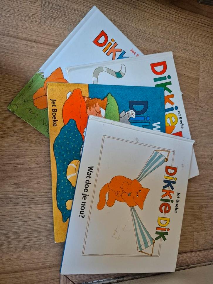 Dikkie Dik Boeken - Set van 4, Boeken, Kinderboeken | Baby's en Peuters, Gelezen, 1 tot 2 jaar, Ophalen of Verzenden