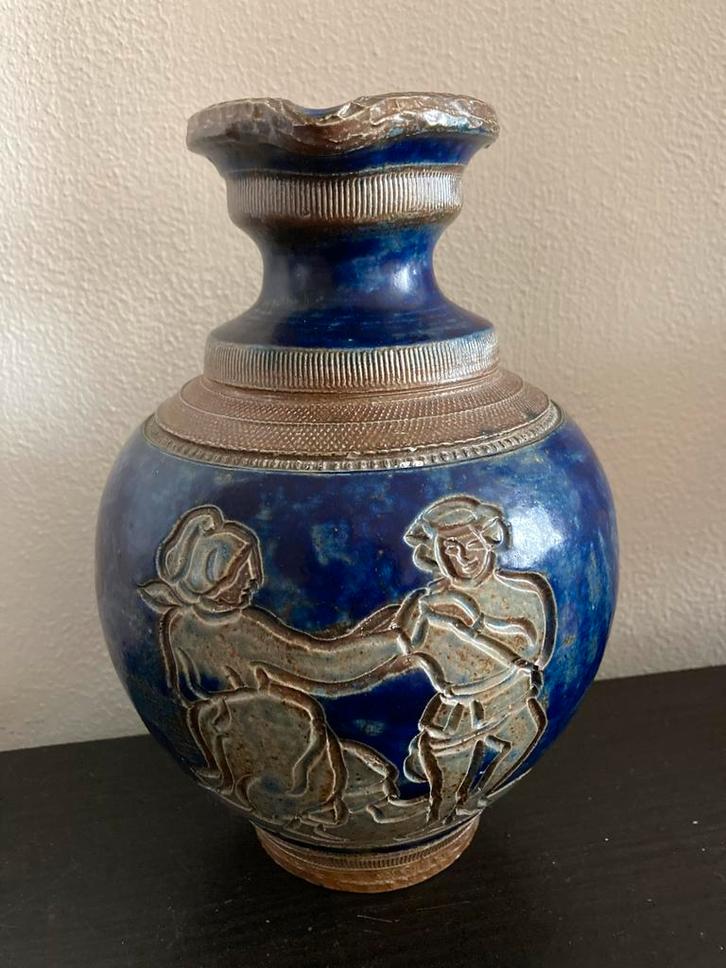 Roger Guerin vaas, Bouffioulx, Breughel, Antiek en Kunst, Antiek | Vazen, Ophalen of Verzenden