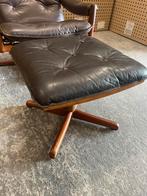 Vintage SöDa Galvano Lied  relaxfauteuil + hocker, Huis en Inrichting, Fauteuils, Ophalen, ., ., .