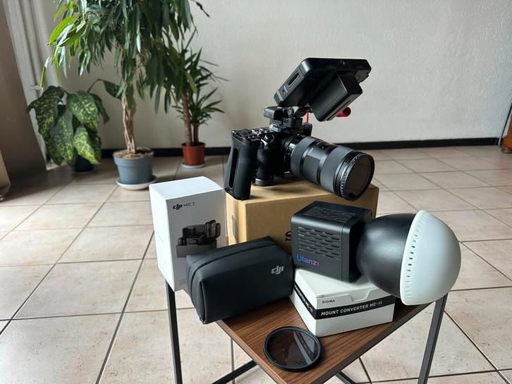 Sony fx30 sigma 18-35 1.4 ef mount atomos shinobi dji mic 2, Audio, Tv en Foto, Videocamera's Digitaal, Zo goed als nieuw, Overige soorten