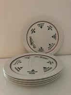 Set van 5 kaas bordjes BOCH, Ophalen of Verzenden