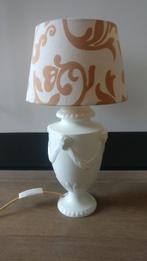 Vintage lamp Wedgwood lampenvoet beige jaren 60, Huis en Inrichting, Lampen | Tafellampen, Ophalen, Zo goed als nieuw, Overige materialen