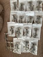 Kastscharnieren - 18 stuks, Ophalen of Verzenden, Zo goed als nieuw, Overige materialen, Scharnier