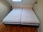 Bed met nieuw matras, Wit, Ophalen of Verzenden, 180 cm, 200 cm