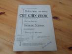 Chu chin chow - frederic norton, Gebruikt, Ophalen of Verzenden, Artiest of Componist, Piano