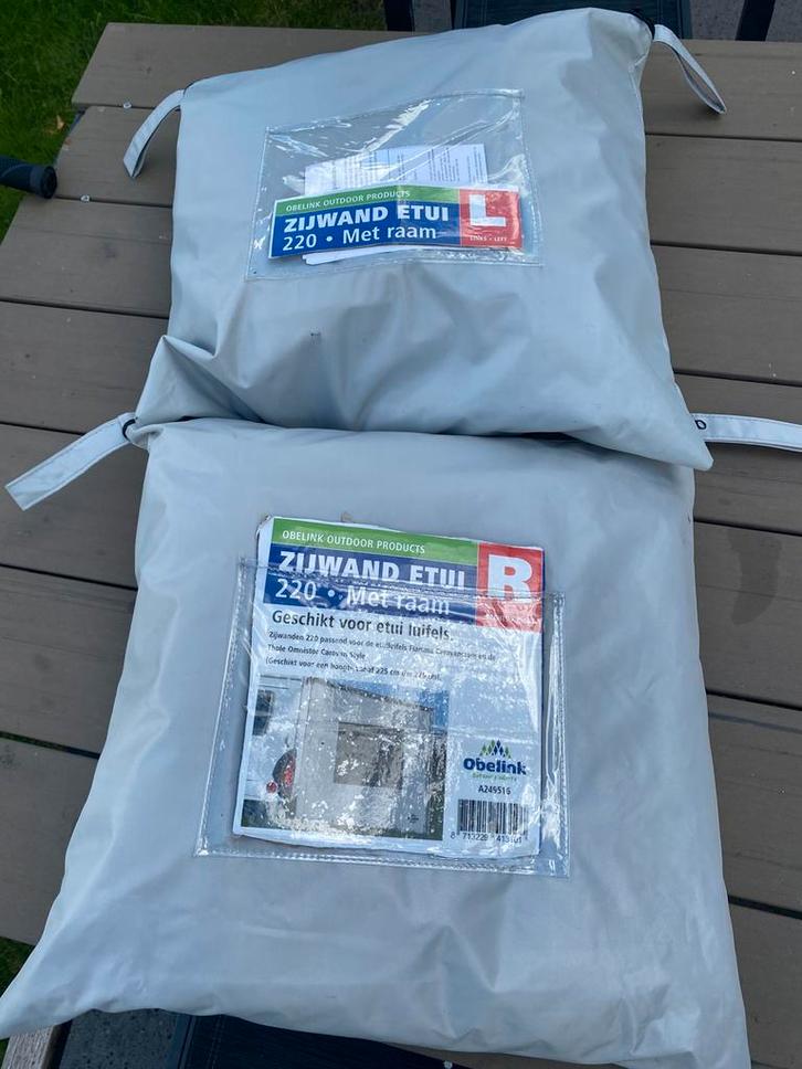 Obelink zijwanden Fiamma caravanstore 2x, Caravans en Kamperen, Caravan accessoires, Gebruikt, Ophalen of Verzenden