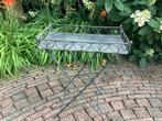 Stalen klap tafeltje, Tuin en Terras, Ophalen, Minder dan 30 cm, Minder dan 60 cm, Rond