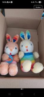 Leuke fleurige konijntjes knuffels, Kinderen en Baby's, Speelgoed | Knuffels en Pluche, Ophalen of Verzenden, Gebruikt, Konijn