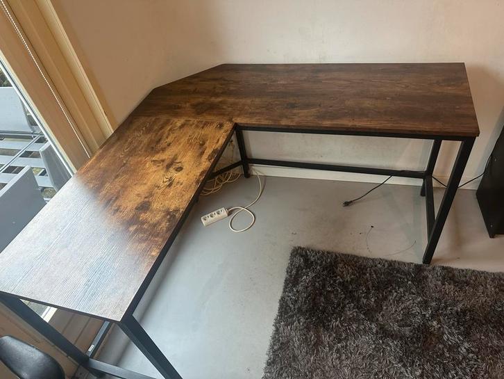 Hoekbureau - Ideaal voor thuiswerken!, Huis en Inrichting, Bureaus, Gebruikt, Bureau, Ophalen of Verzenden