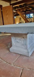 BETONNEN TAFEL MET 2 ZUILEN / 250 x 125 cm, Tuin en Terras, Tuintafels, Ophalen, Huis en tuin decoratie Marie, Peize, Info@huisentuindecoratiemarie.nl