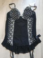 Sexy jarretel jurkje Besired Maat XXL, Kleding | Dames, Verzenden, Zwart, Nachtkleding