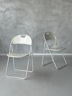 Klapstoelen 5x vintage retro klapstoel prijs p/stuk, Ophalen, Gebruikt, Bruin, Vintage