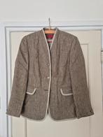 Olijfgroen linnen jasje van The Barn maat 38., Ophalen of Verzenden, Zo goed als nieuw, Groen