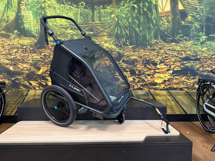 Nieuwe Cube Kids Trailer fietskar, Fietsen en Brommers, Fietsaccessoires | Aanhangers en Karren, Nieuw, Kinderkar, 20 tot 40 kg