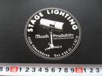 sticker Ibbenbüren  STAGE LIGHTING Musik Produktiv, Ophalen, Zo goed als nieuw