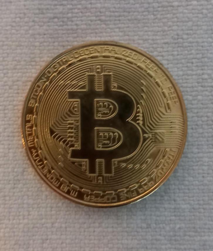 Bitcoin Herdenkingsmunt, Postzegels en Munten, Munten en Bankbiljetten | Verzamelingen, Munten, Nederland en Buitenland, Ophalen of Verzenden