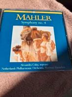 cd Mahler sumphony 4, Ophalen of Verzenden, Zo goed als nieuw, Orkest of Ballet