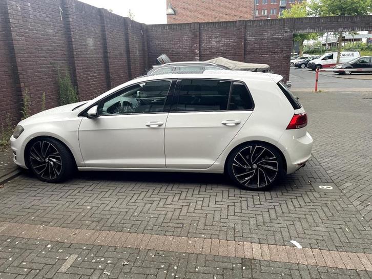 Volkswagen Golf 7 1.4 TSI Highline DSG Full option 2013 Wit, Auto's, Volkswagen, Particulier, Golf, 360° camera, ABS, Adaptive Cruise Control